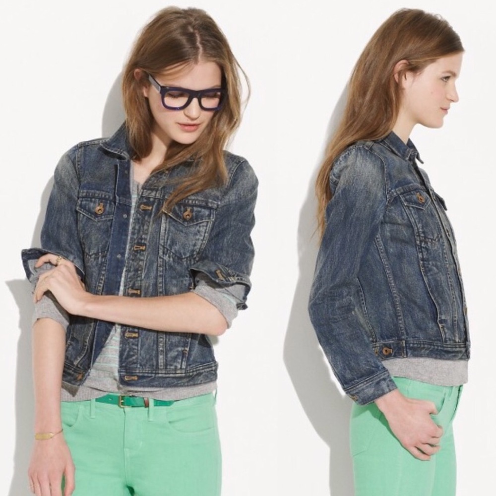 Madewell Jean Jacket Storm Cloud Extra Small XS